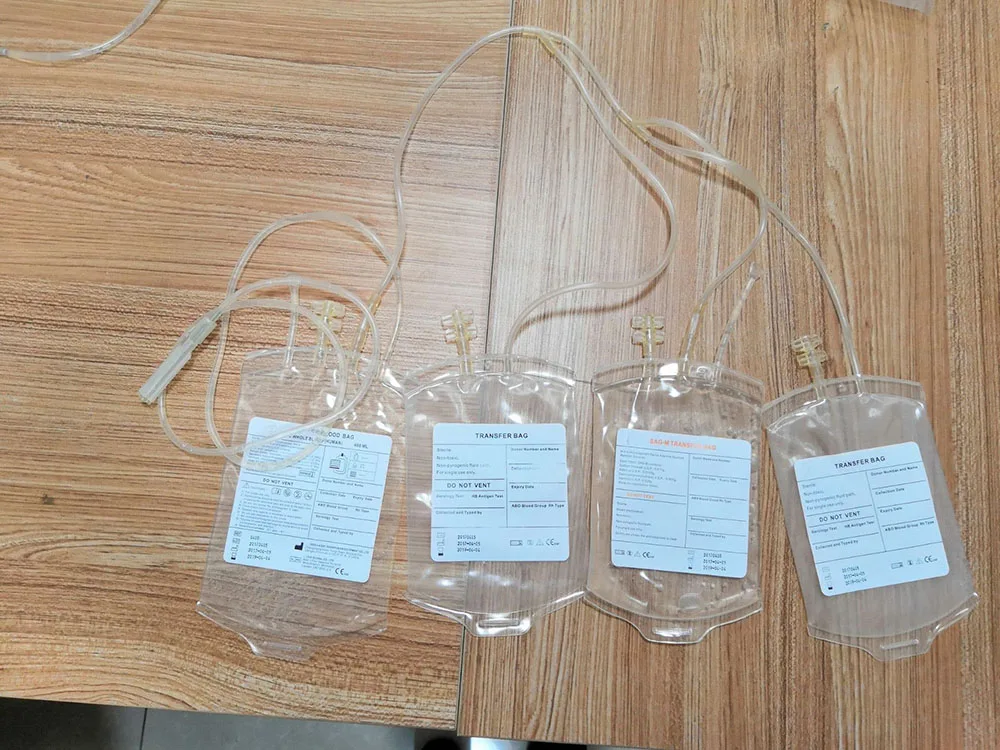 中国厂家价格医用一次性单双输血采集血袋