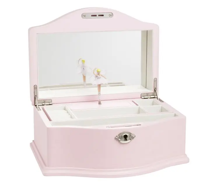

Luxury Pink With Lock For Women Girls For Gift Ballerina Musical Box