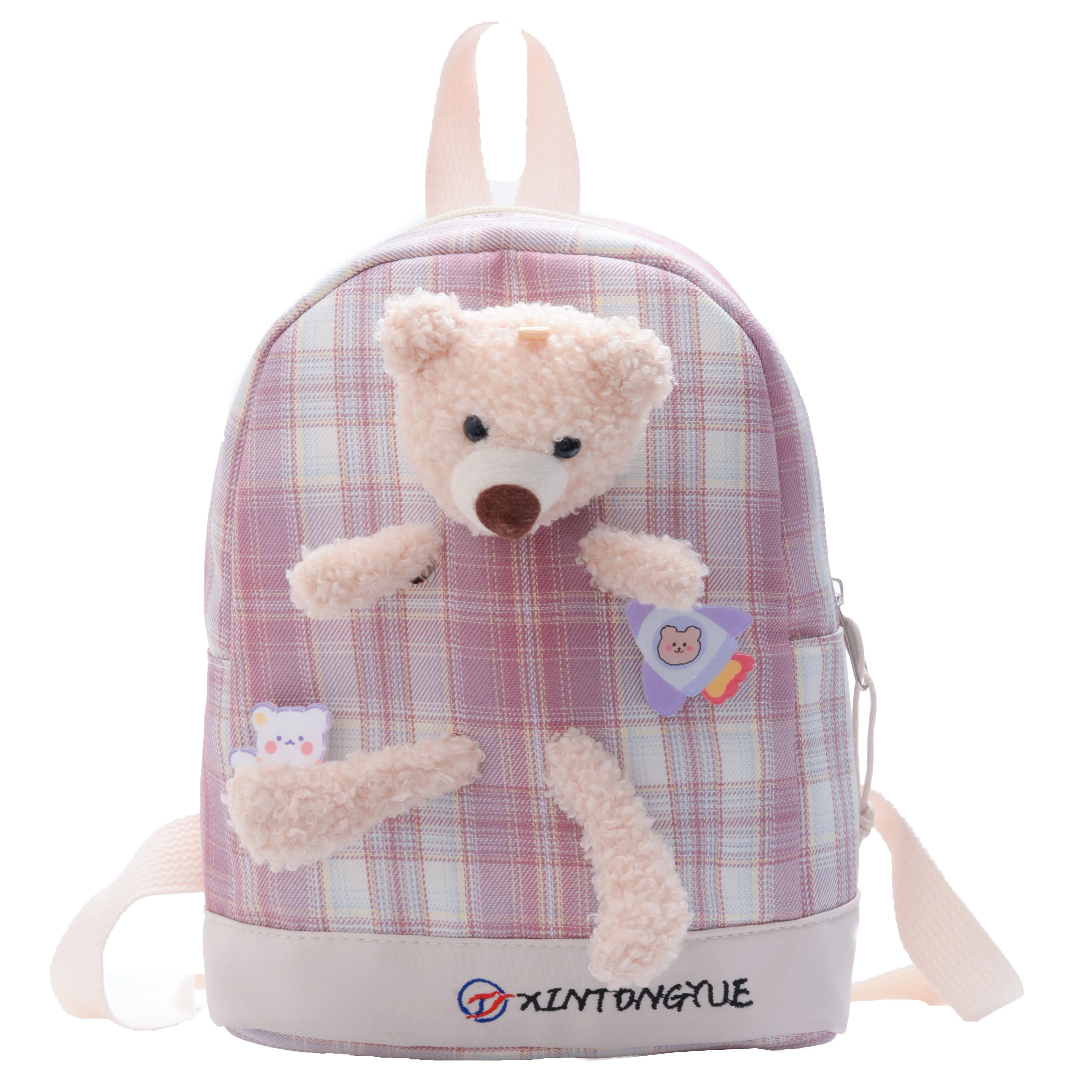 

2021 new arrival wholesale Animal Student Backpack teenagers Kids School Bag soft cute toy kids backpack gift for girl, Customized color