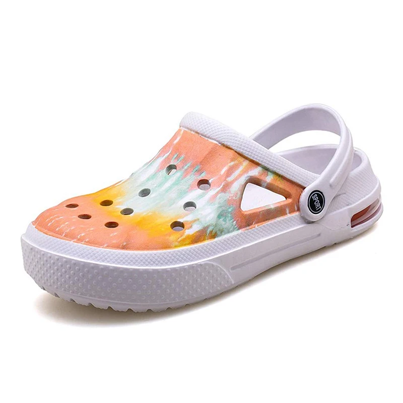 

Relaxlines Daily Home 3D Print Neutral Adult Classic Hole Shoes Summer Beach Sandals Clogs Shoes