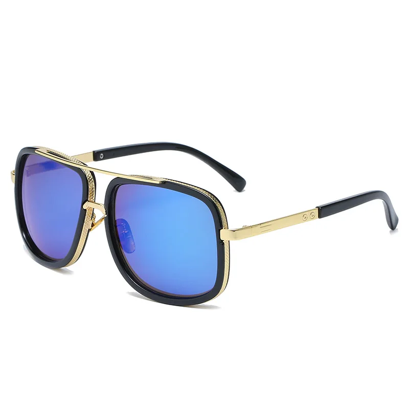 

2021 Fashion New Style Metal Frame Square Men Sunglasses, Colorful or customizable