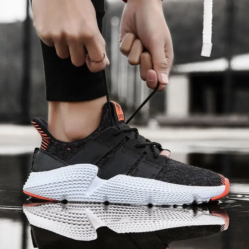 

Breathable Fashion Travel Non-slip Wear-resistant New Black Mens Sport Casual Shoes For Men 2021, Green,black/red,grey,black/white