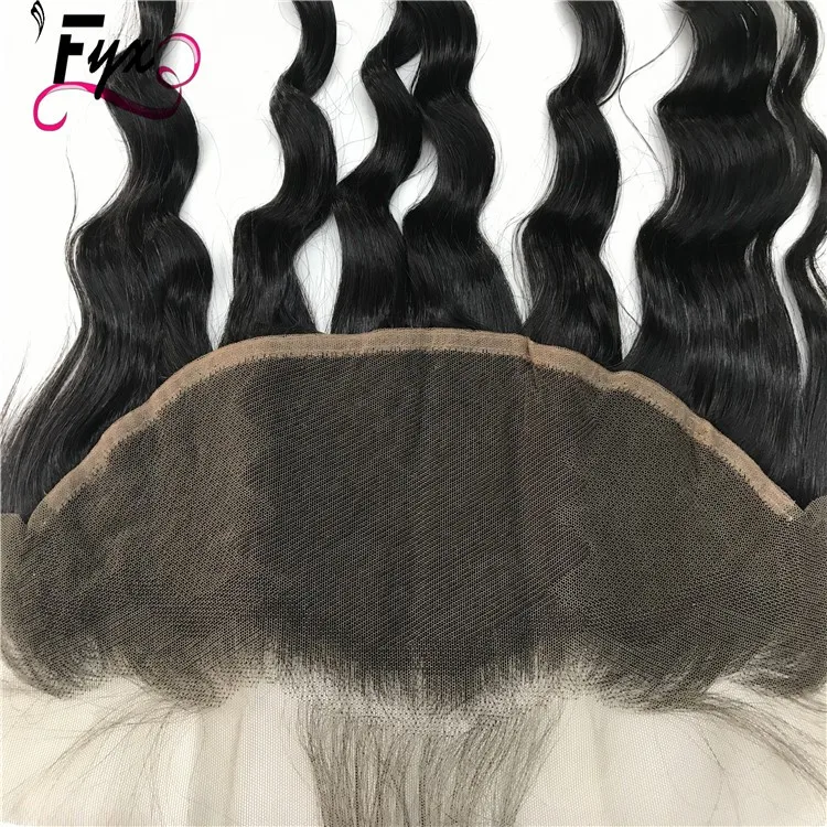 

Top Quality preplucked virgin cuticle aligned hair Transparent Lace Frontal Supper Fine Thin Lace Frontal