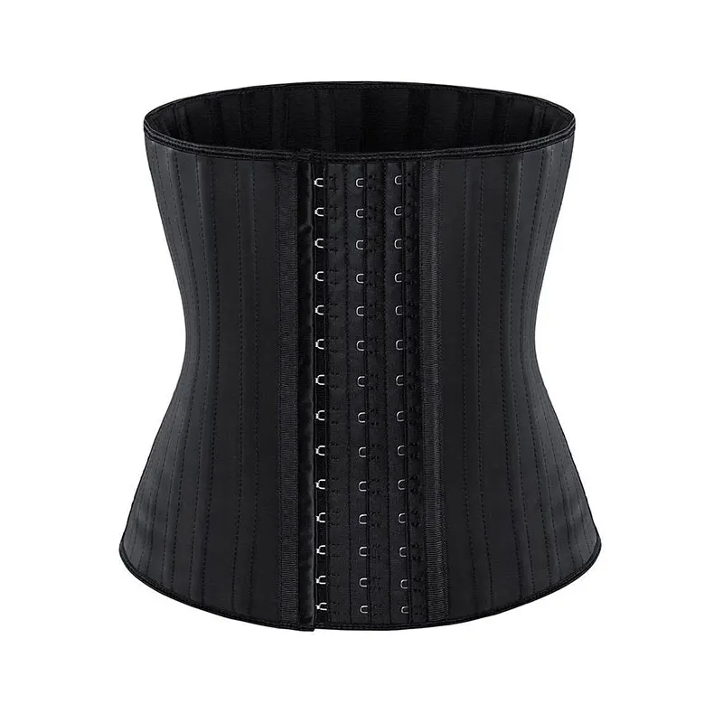 

SHUEEON High Quality Waist Cincher 25 Steel Bone Latex Waist Trainer For Women, Black khaki