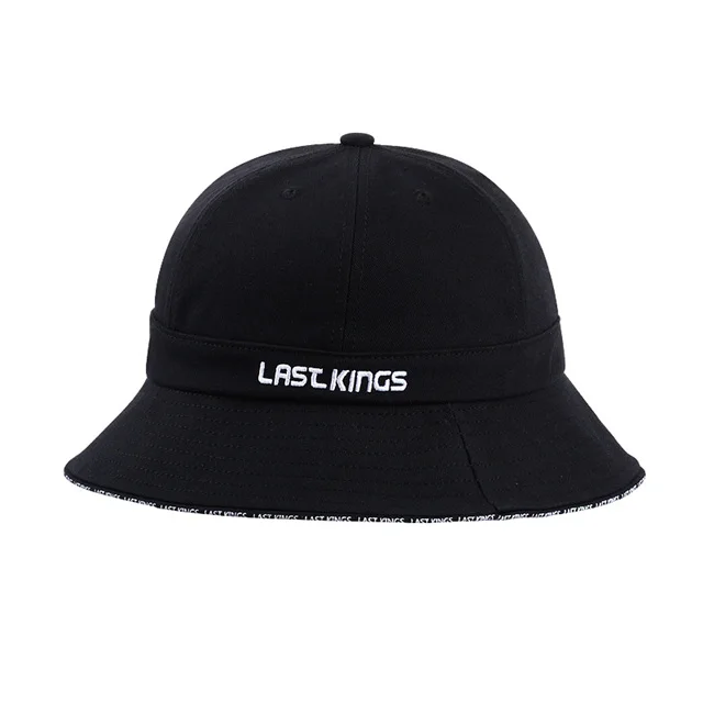 
OEM Logo Large Fishing Golf Tennis Colorful White Eco Fabric Recycled Children Bucket Hat 