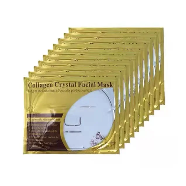 

high quality Facialmask Whitening Collagen pressure plate stripe crystal Facialmask, Gold, white, black, red wine, etc.