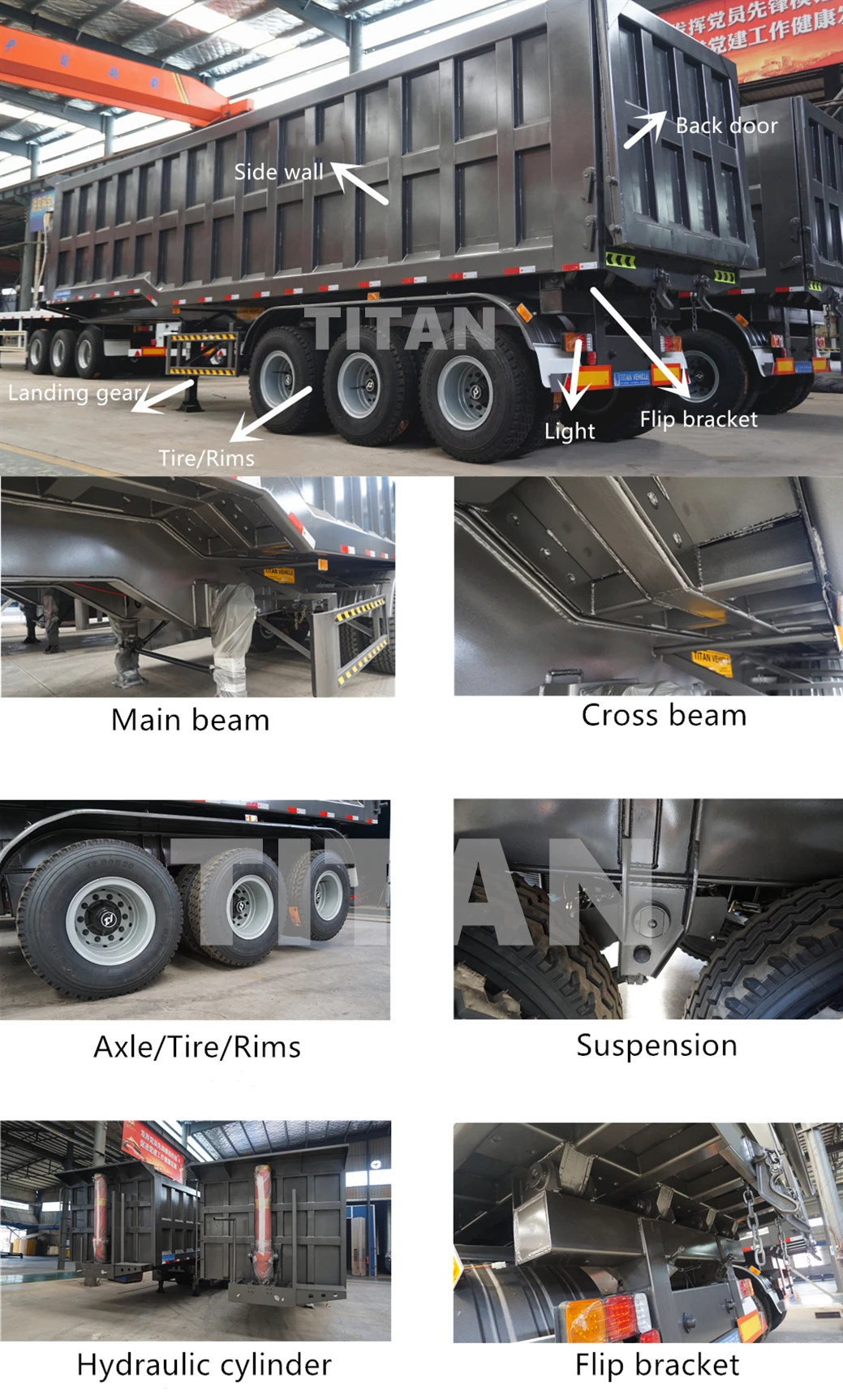 Widely Used Side Dump Truck Trailer Tri Axle Tipper Truck Trailer Buy Tri Axle Trailer Sale Used Tipper Trailer Tri Axle Dump Trailer Product On Alibaba Com