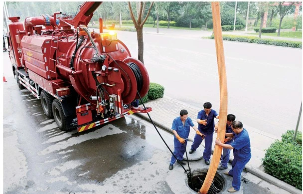 combin sewage suction truck