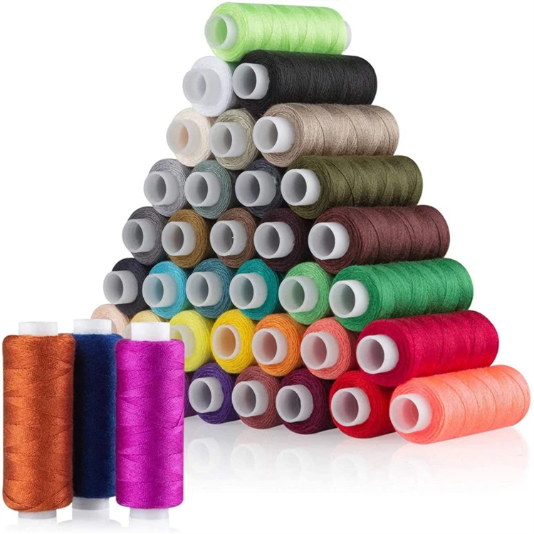 

WT high tenacity high quality 100% Polyester dyed sewing thread for garment