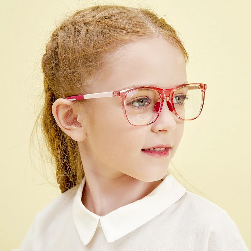 

5206 New Flexible TR90 Blue Light Glasses Protection Glasses for Kids Teens Optical Kids Girls Boys Eyeglasses Frames