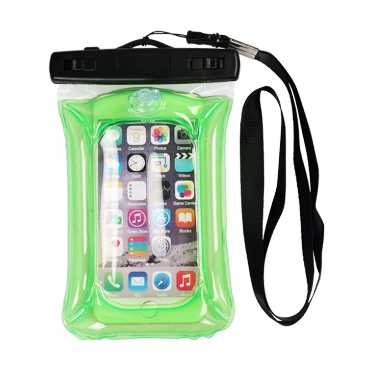 

Waterproof Bag Inflatable Phone Dry Pouch Case, Customized color