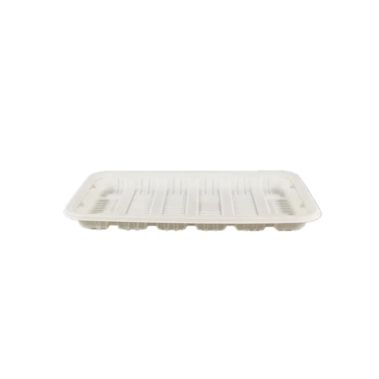 

Biodegradable meat tray cornstarch disposable plastic corn starch compostable meat tray