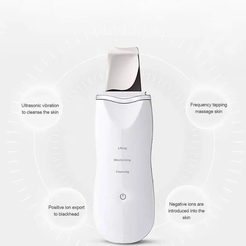 

Low Price Ultrasound Portabl Ultrason New Skin Scrubber, White black pink