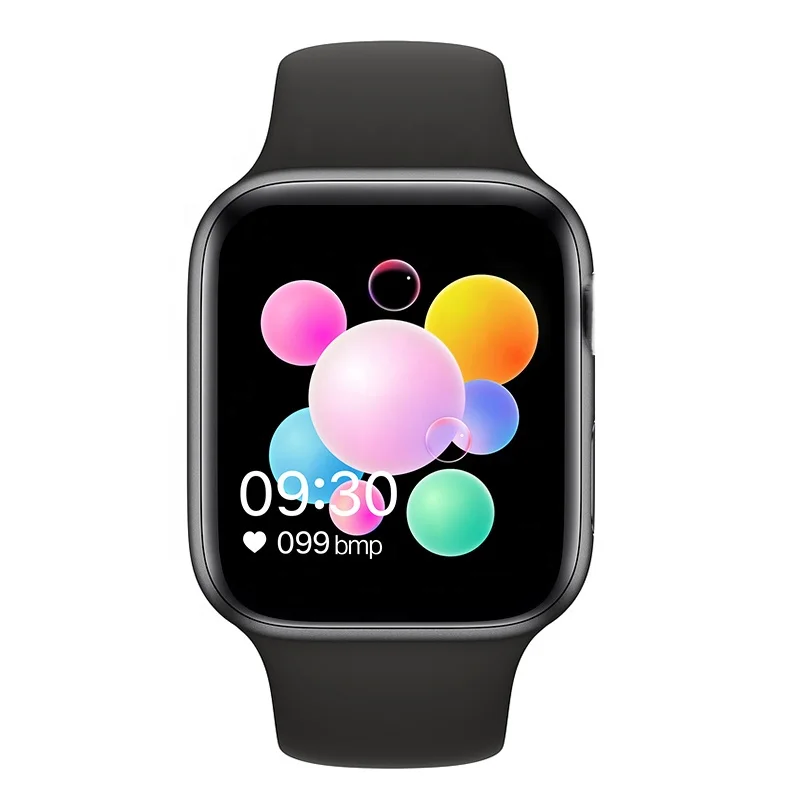 

Body Temperature Health Tracker Watch U78 Plus Full Touch Waterproof Sports Smart Bracelet, Black white pink