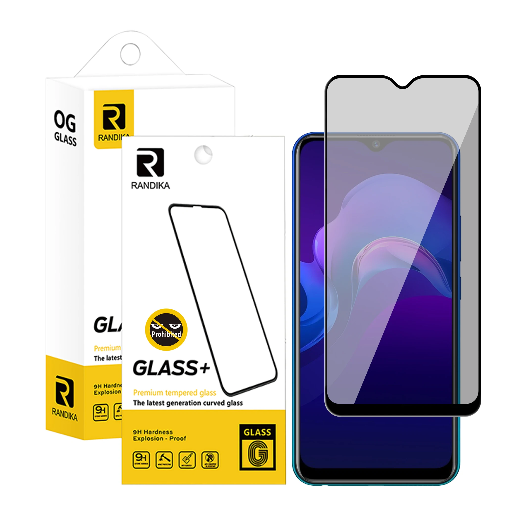 

Dirt-resistant Screen Protector Anti-SPY For VIVO Y12 Y15 Y17 Y11 Y12i High Quality Tempered Glass Privacy Guard Full Coverage