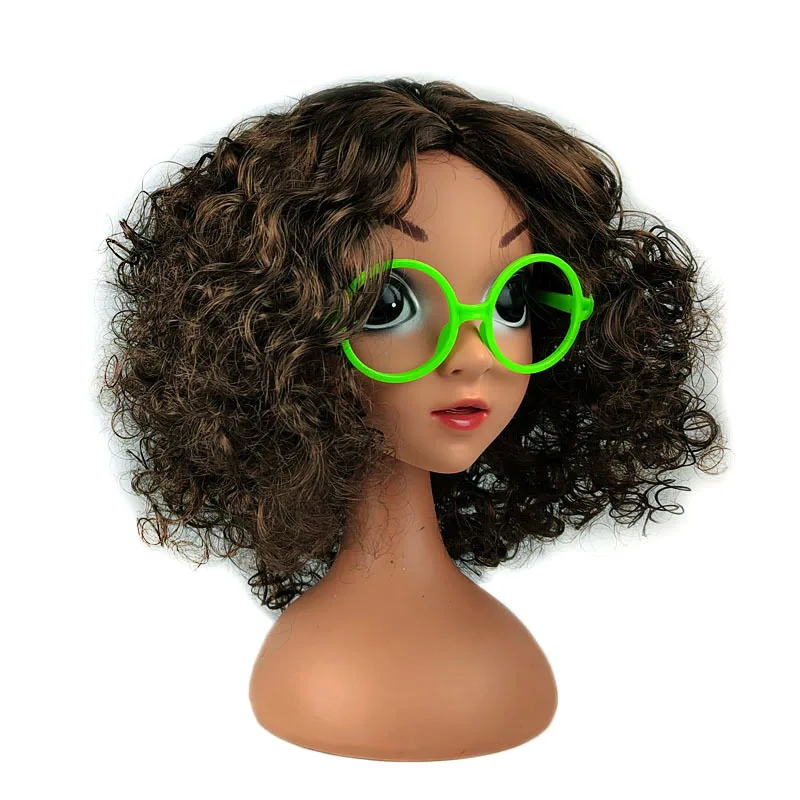 

2022 Encanto Wig Mirabel Isabella Bruno Pepa Dolors Camilo Halloween Cosplay Party Hair Accessories Wig with Hairband Glasses