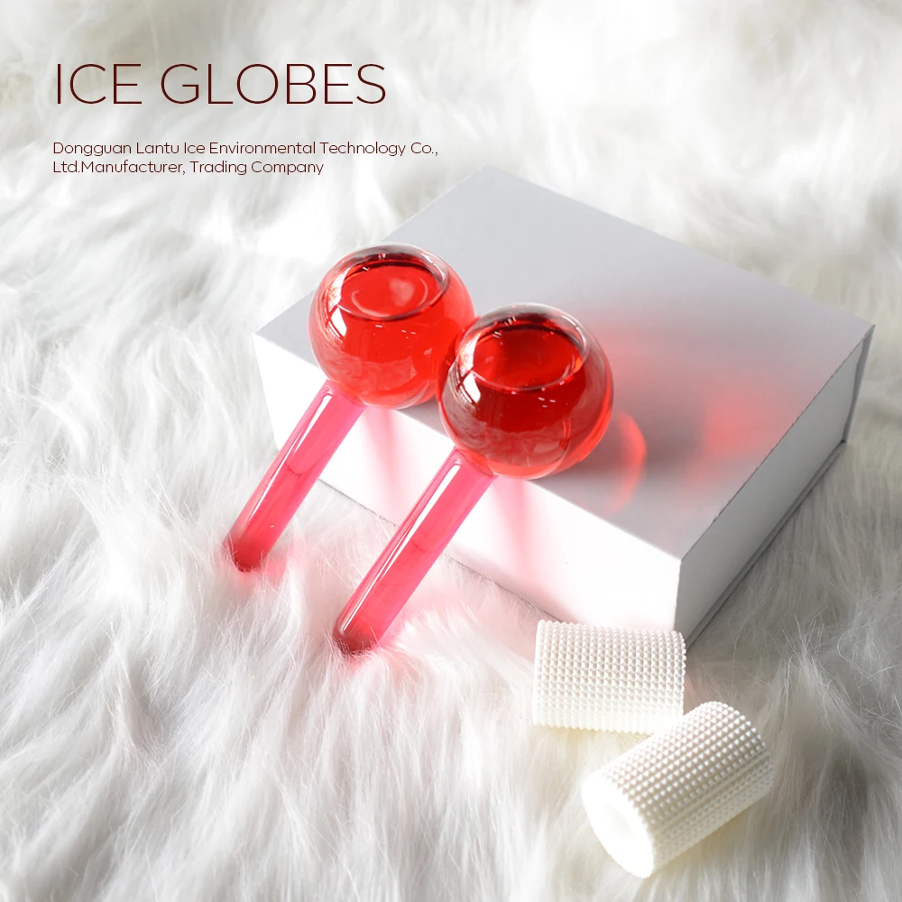 

Beauty Facial massage custom box ice ball globe cooling ice globes for face