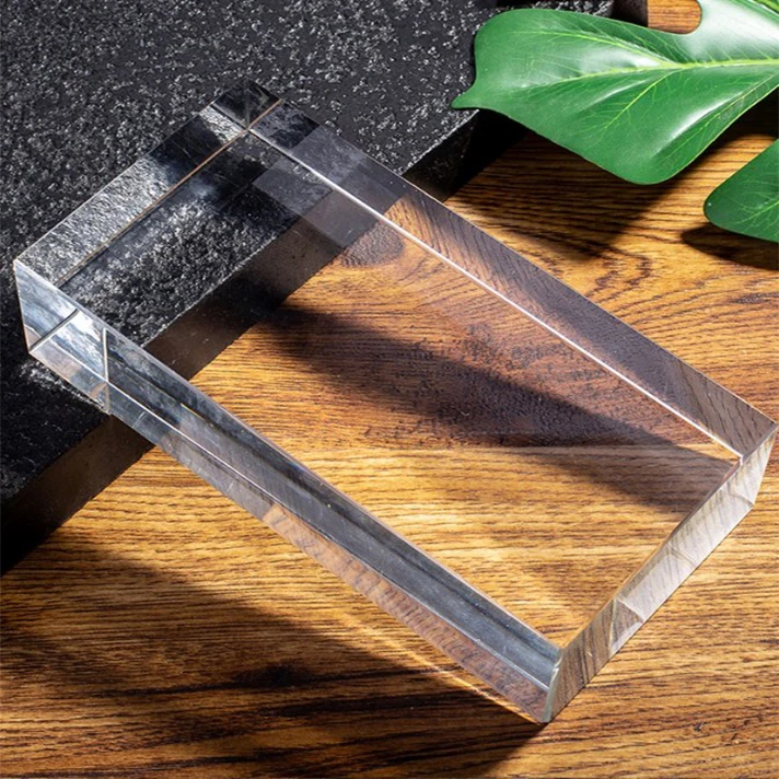 酒店装饰用50*100 * 200毫米实心玻璃砖热熔玻璃砖水晶玻璃块