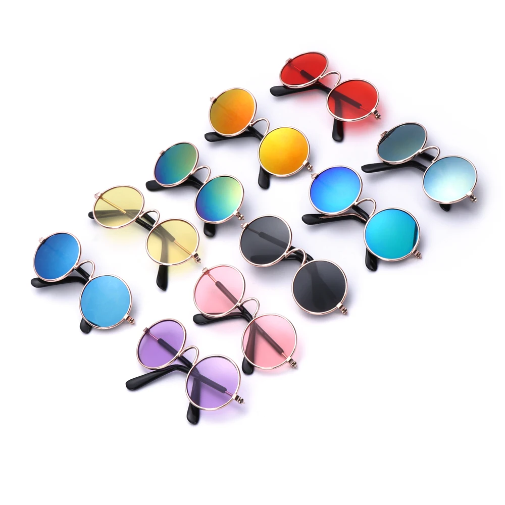 

1PC Lovely Glasses Products For Little Cat Eye-wear Protection Dog Sunglasses Photos Pet Accessoires