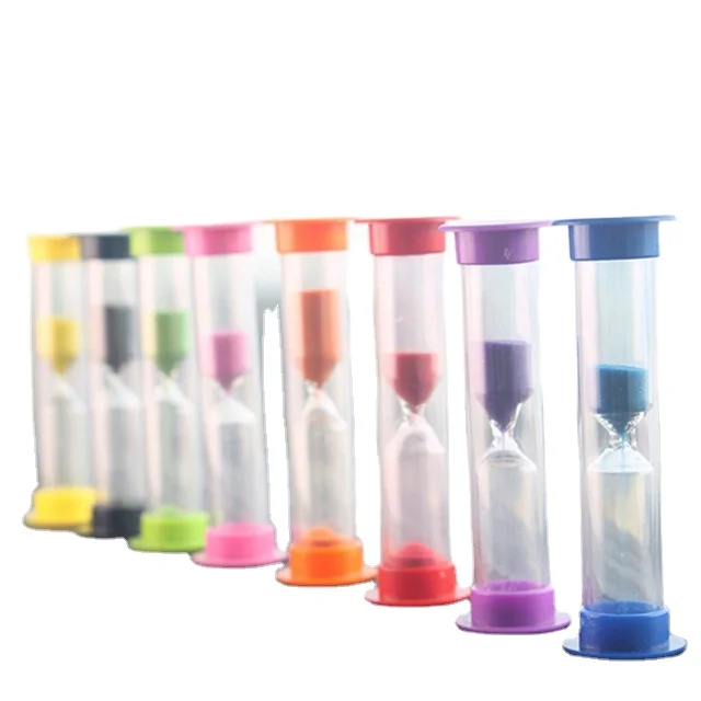 

1 3 5 mins Colorful Plastic Waterproof Mini Shower Hourglass Clock Timer Gifts, Colors can be customize