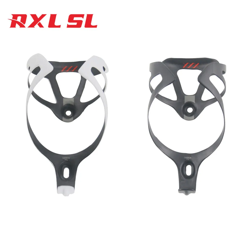 

RXL SL Superlight White UD Matte Carbon water bottle cage XXX Cycling Bike Bottle water cages Bicycle Bottle Holder, Black/white