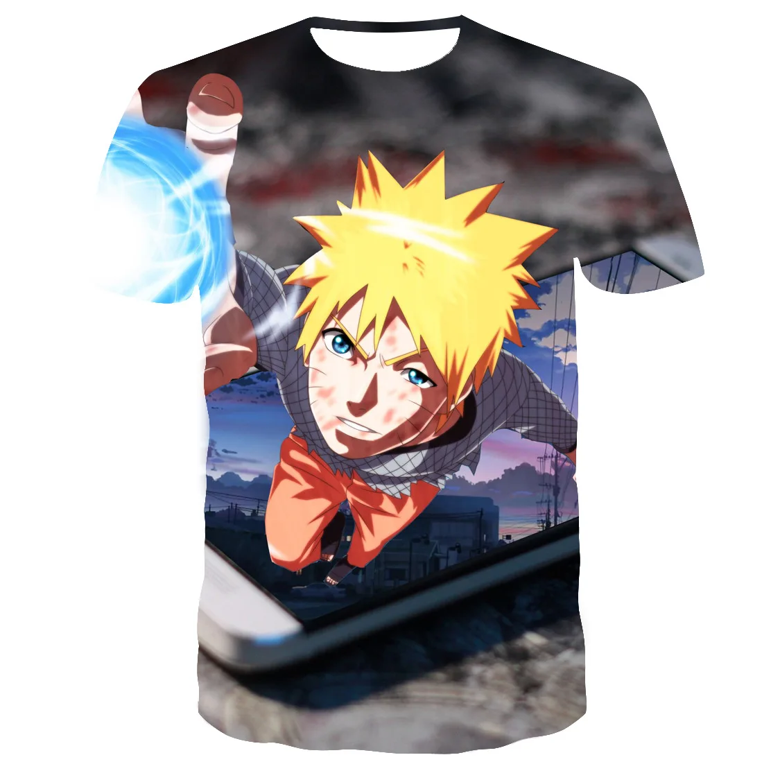 

Factory 3D Digital Anime Printing 100% Cotton Branded T-Shirt Men'S 3D Printed T-Shirts