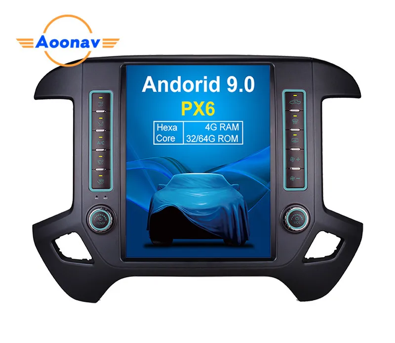 

AOONAV Android 8.1 Car GPS Navigation DVD player For Chevrolet Silverado/GMC Sierra 2014 2015 2016 2017 2018, Black