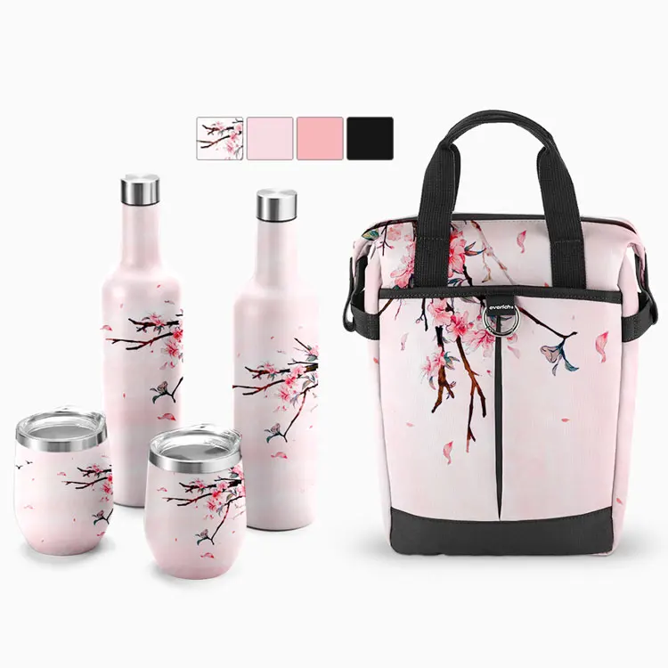 

2022 best selling stainless steel wine bottle wine tumbler gift set