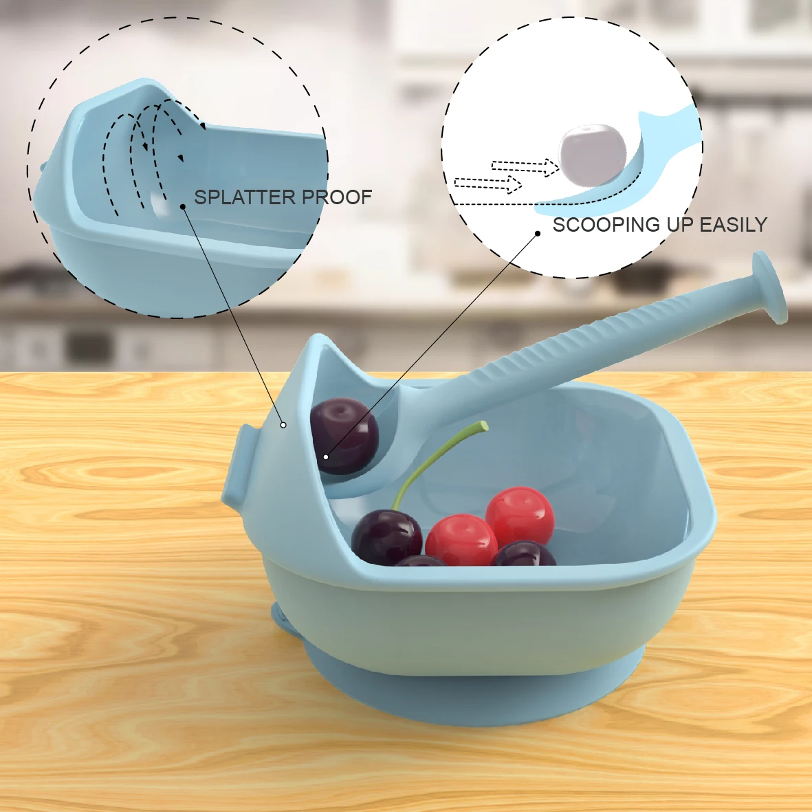 

2020 The Newest Eco-friendly BPA Free Food Silicone bowl Baby, 8 colors, welcome to customize colors