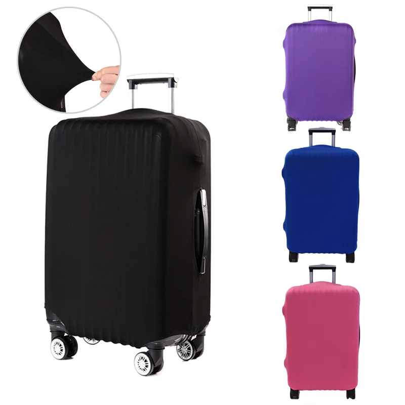 

Polyester Spandex Luggage Trolley Case Cover Protectable Modern City suitcase Cover