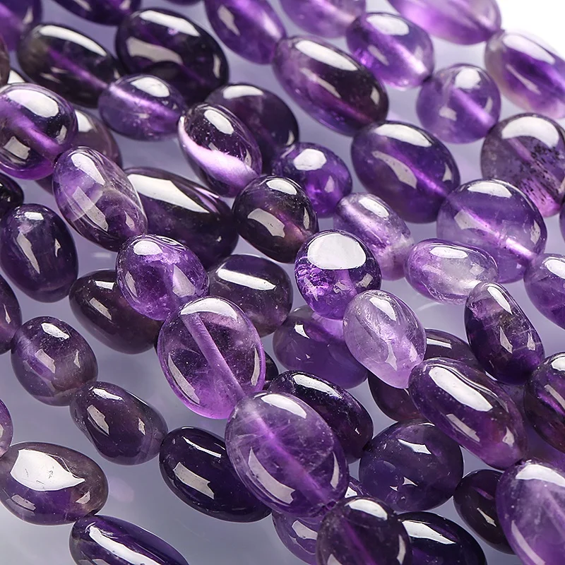 

Loose Healing Crystal Quartz Stone Beads A Grade Amethyst Tumbled Chips Gem Stone Beads For DIY Jewelry Making