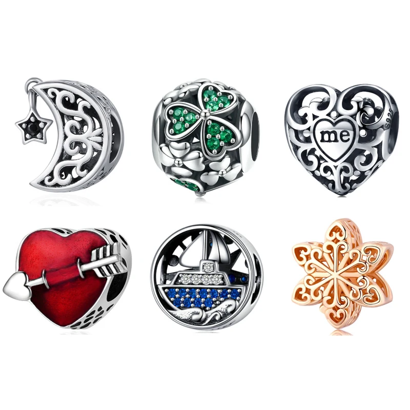 

New arrival design 925 sterling silver charm for jewelry making