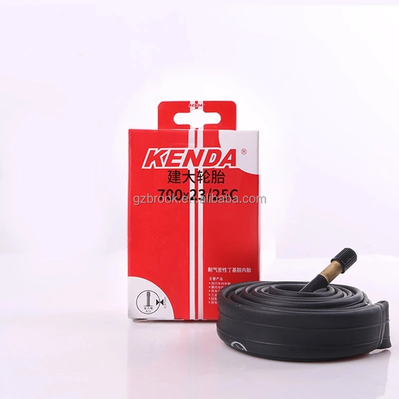 

KENDA inner tube 700C Schrader Presta bicycle inner tube 700 road bike tubes tire chambre 48/60/80L, Black