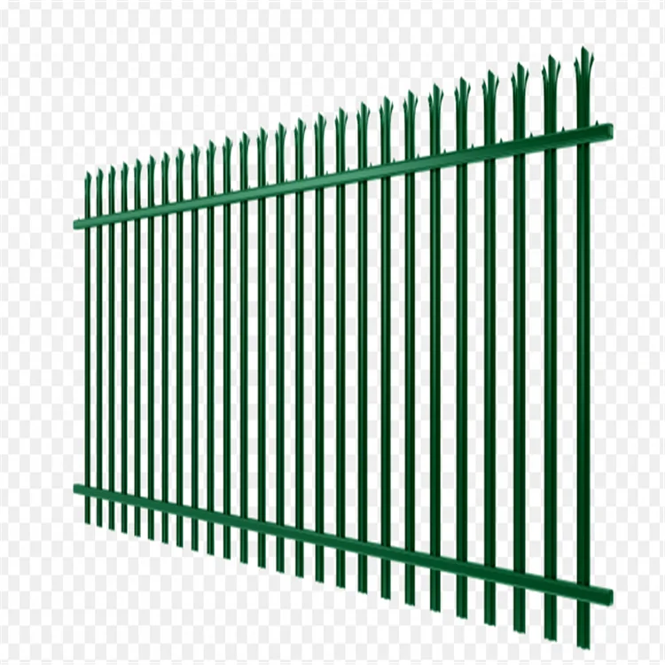 

Powder Coated Steel Euro Palisade Fence Design Station Garden Fencing, Customer requirement