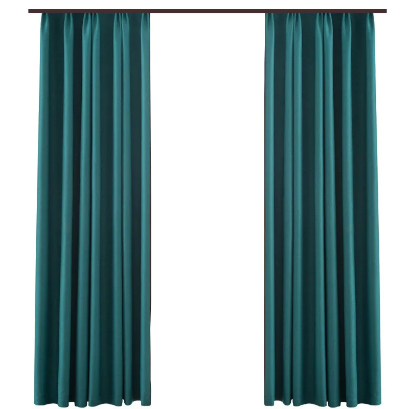 Stock available factory supplies blackout shading  washable fabric polyester linen curtain fabric for living room