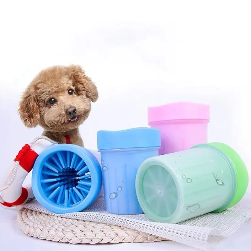 

Factory Wholesale Detachable Portable Pet Dog Foot Washing Cup Pet Dog Paw Cleaner Cup Pet Dog Paw Cleaner, Picture shows