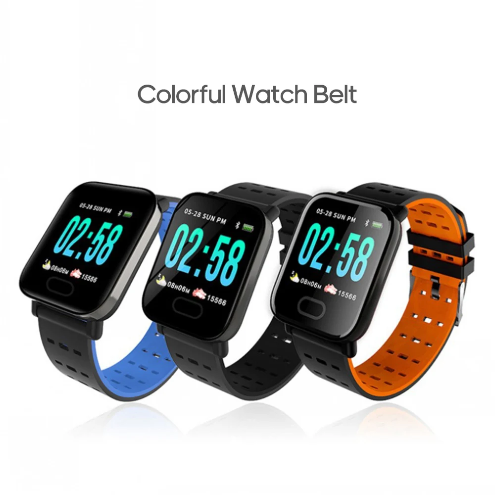 

A6 color screen smart bracelet m20 real-time heart rate sleep monitoring IP67 waterproof Music smart watch