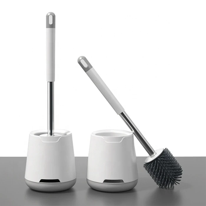 ZZhome Jiangsu Cheap Plastic Toilet Brush Bathroom Accessories Deluxe Standing Toilet Brush With Holder