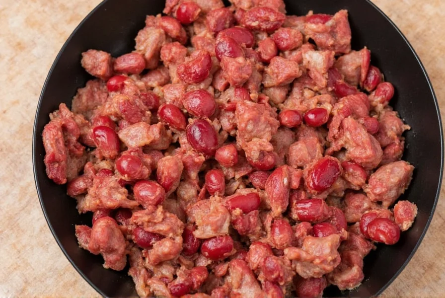 Cast iron Dutch oven simmering beef stew