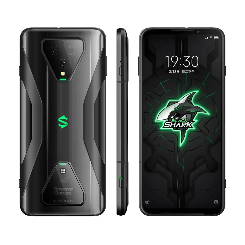 

Global Version Black Shark 3 Mobile Phone 12GB 256GB Octa Core 4720mAh Fast Charger 5G Gaming Phone