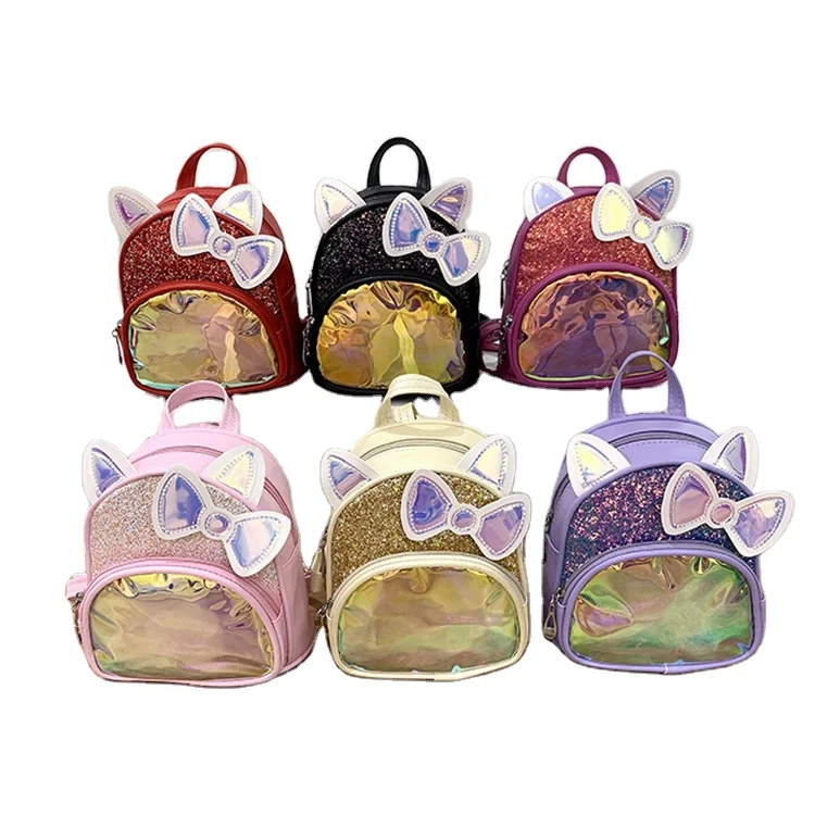 

2020 New arrivals sweet cute sequin cartoon girls school backpack wholesale RTS