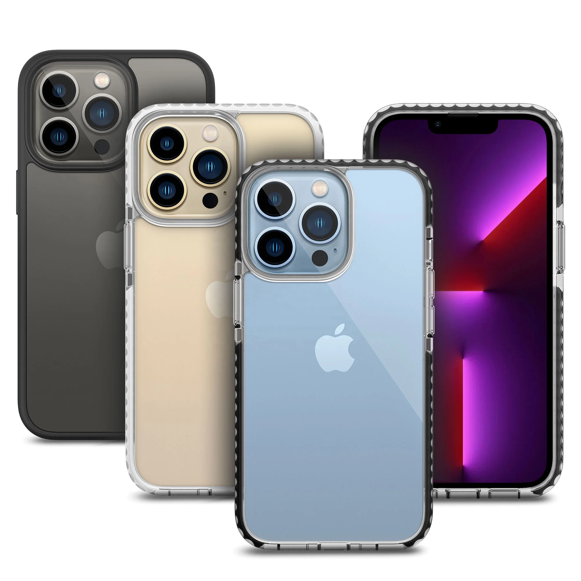 

2021 Hot Sale Clear Transparent TPU TPE Anti-Fall Protector Magnetic Phone Case For iPhone 13 12 Pro max