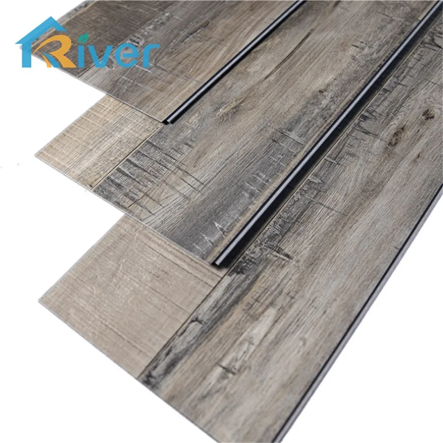 

4.0 mm spc piso vinil waterproof heat resistant pvc prancha oak walnut color vinyl flooring