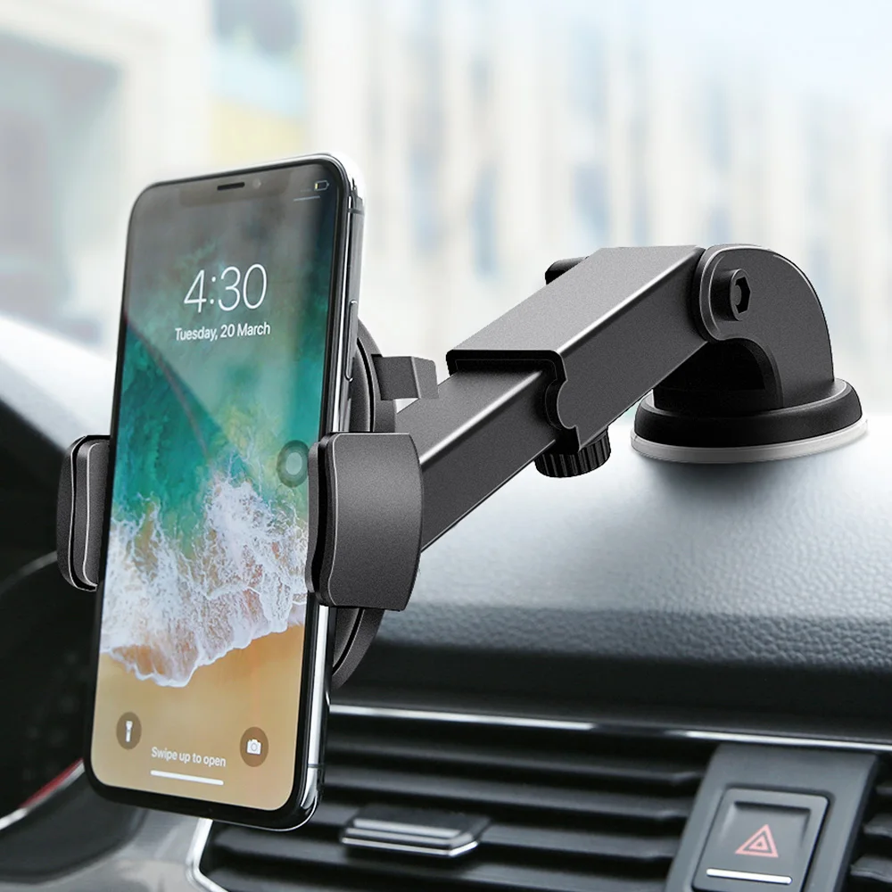 

Raxfly Free Shipping Mobile Phone Holder Car Mount Universal 360 Rotation Windshield Dashboard Cell Phone Holder