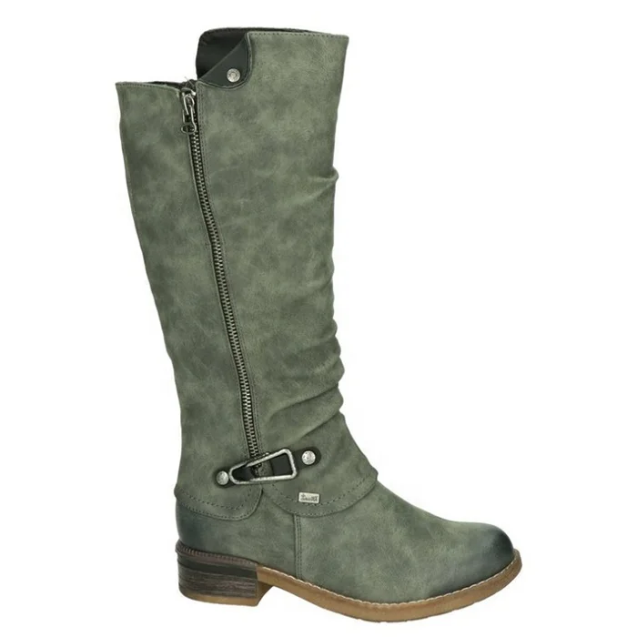 

Wholesale American Side Zipper Women Nude Ankle Boots