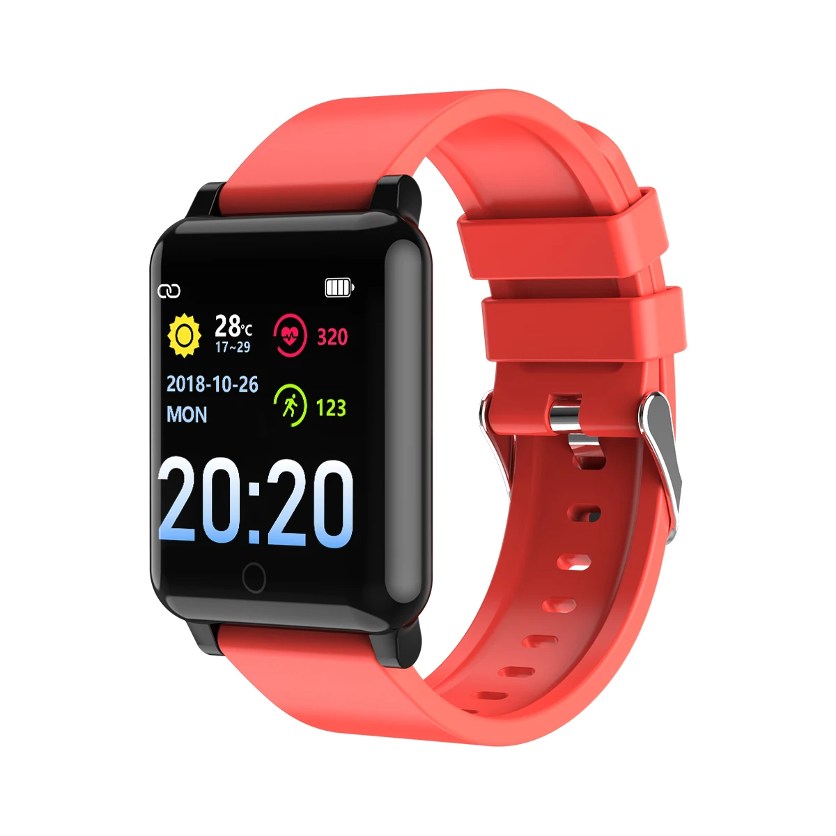 

Smartwatch F52 BLE iphone watch exercise walking machine Support blood oxygen Apply to oppo Electronics in 2020