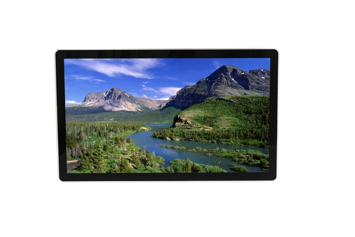 墙壁安装触摸屏显示器全部在一台电脑中