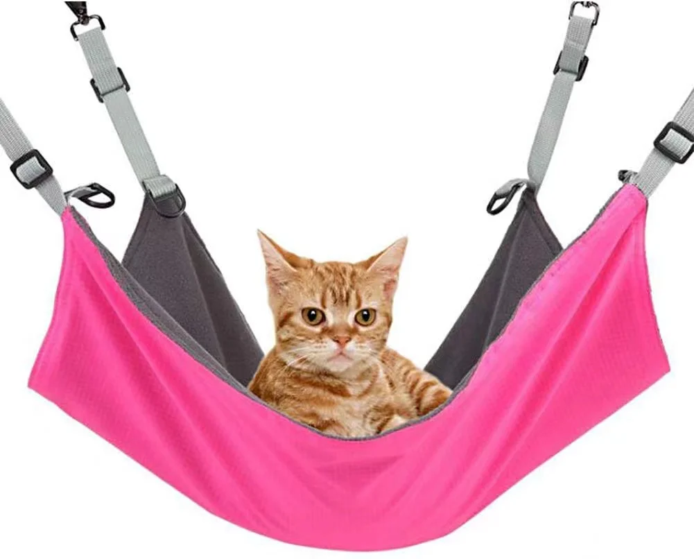 

High Safety Comfortable Pet Hanging Cats Animals Hammock Pet Bed Cage With Reasonable Price, Blue, black, rose red