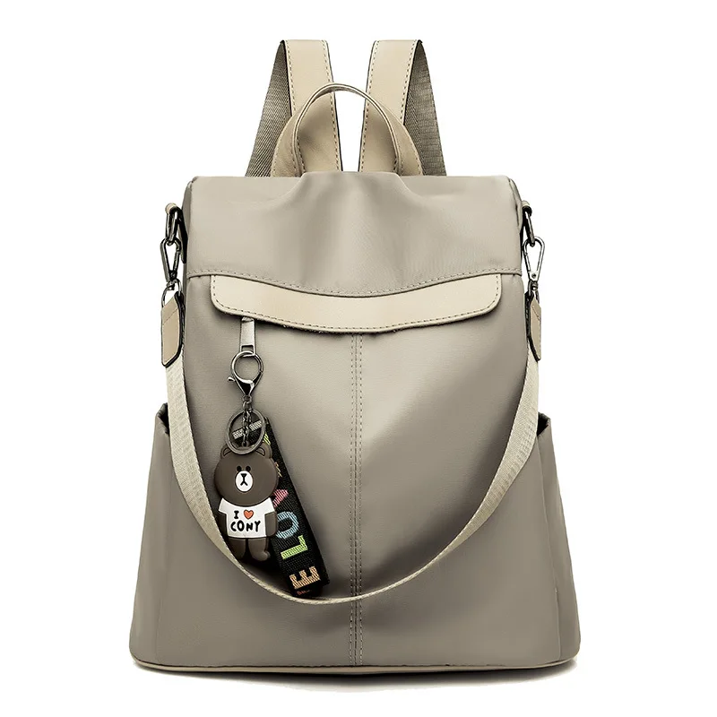 

High quality popular pu leather bags black backpack for girls 2021, 2 colors