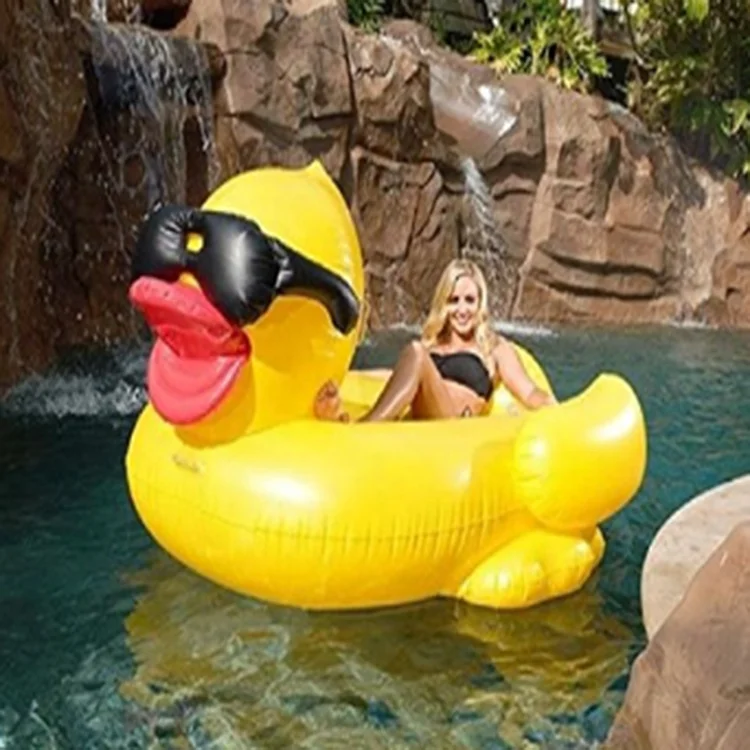 

custom inflatable float small yellow duck for amazon inflatable raft pvc duck inflatable floating island for kids adults